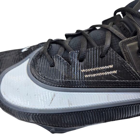 Men\'s Size 15 Nike‎ Vapor Edge Elite 360 2 Football Cleats Black White Sports main image 5